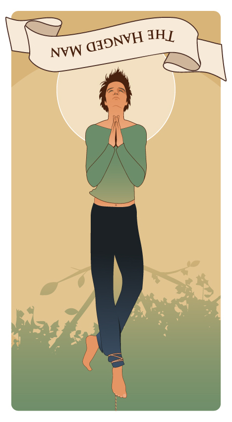 吊るされた男　逆位置