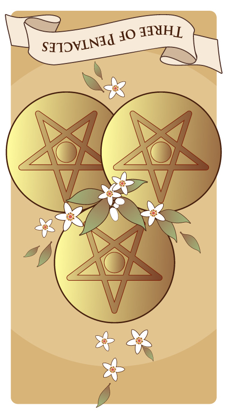 ペンタクルの3 逆位置