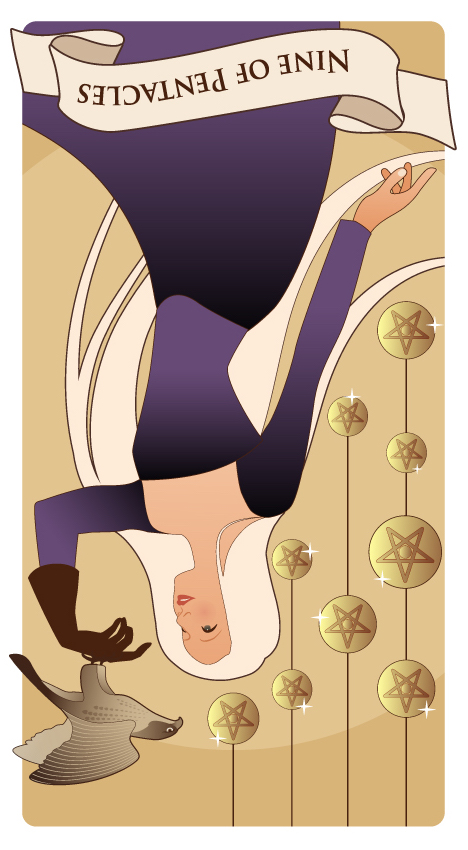 ペンタクルの9 逆位置