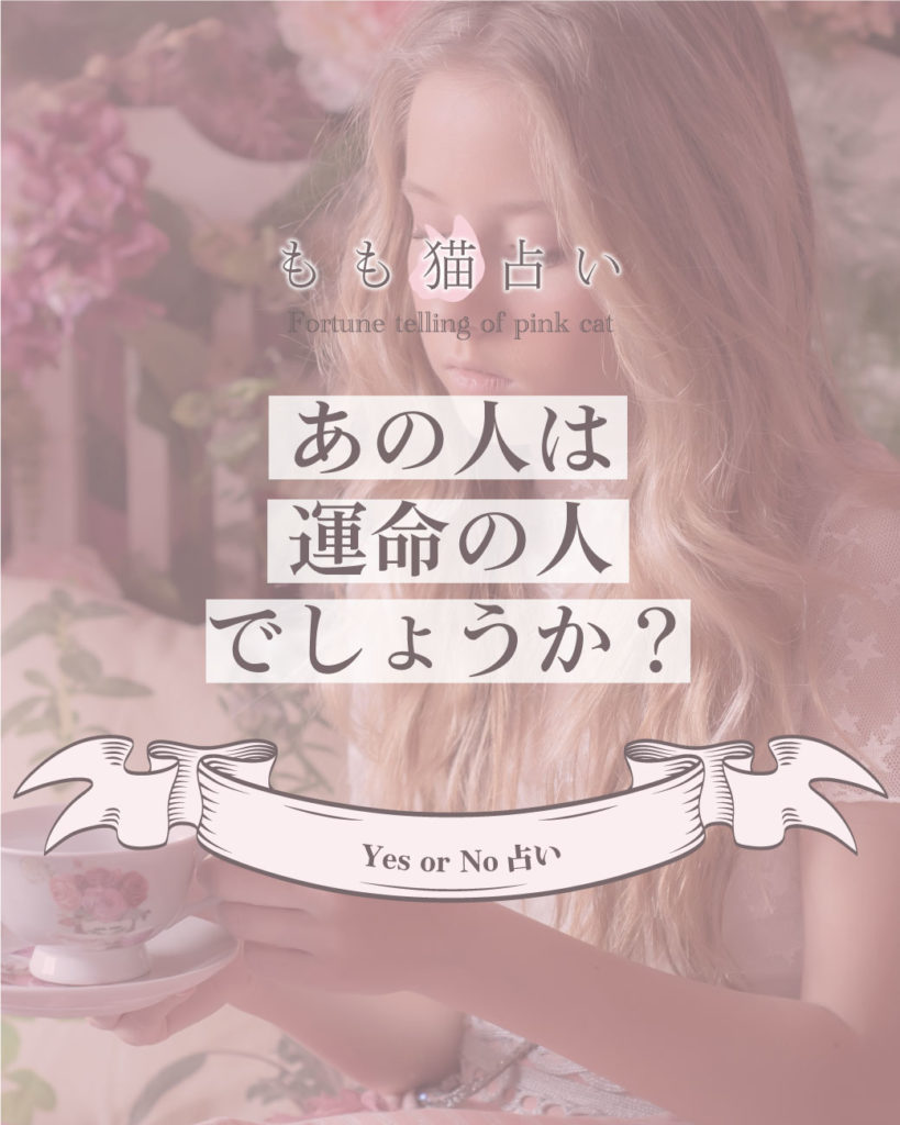 YESNO占い あの人は運命の人でしょうか？